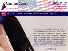 Tablet Screenshot of americandanceaz.com
